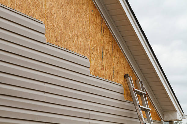 Professional Siding Repair technician working in Gill, CO